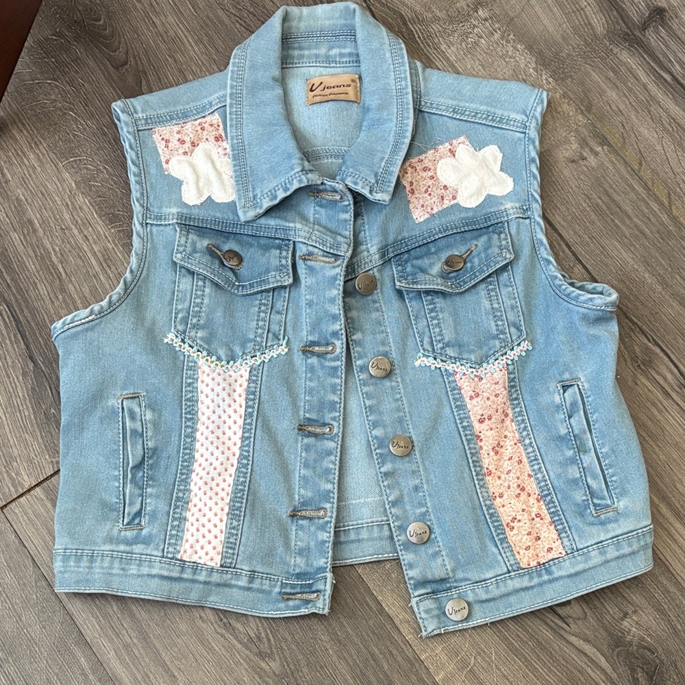 V Jeans Light Blue Denim Jacket